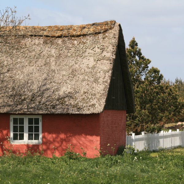 Thatched-roof house on Rømø